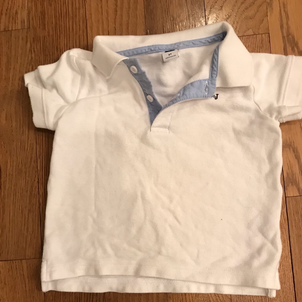 Janie and Jack white polo
